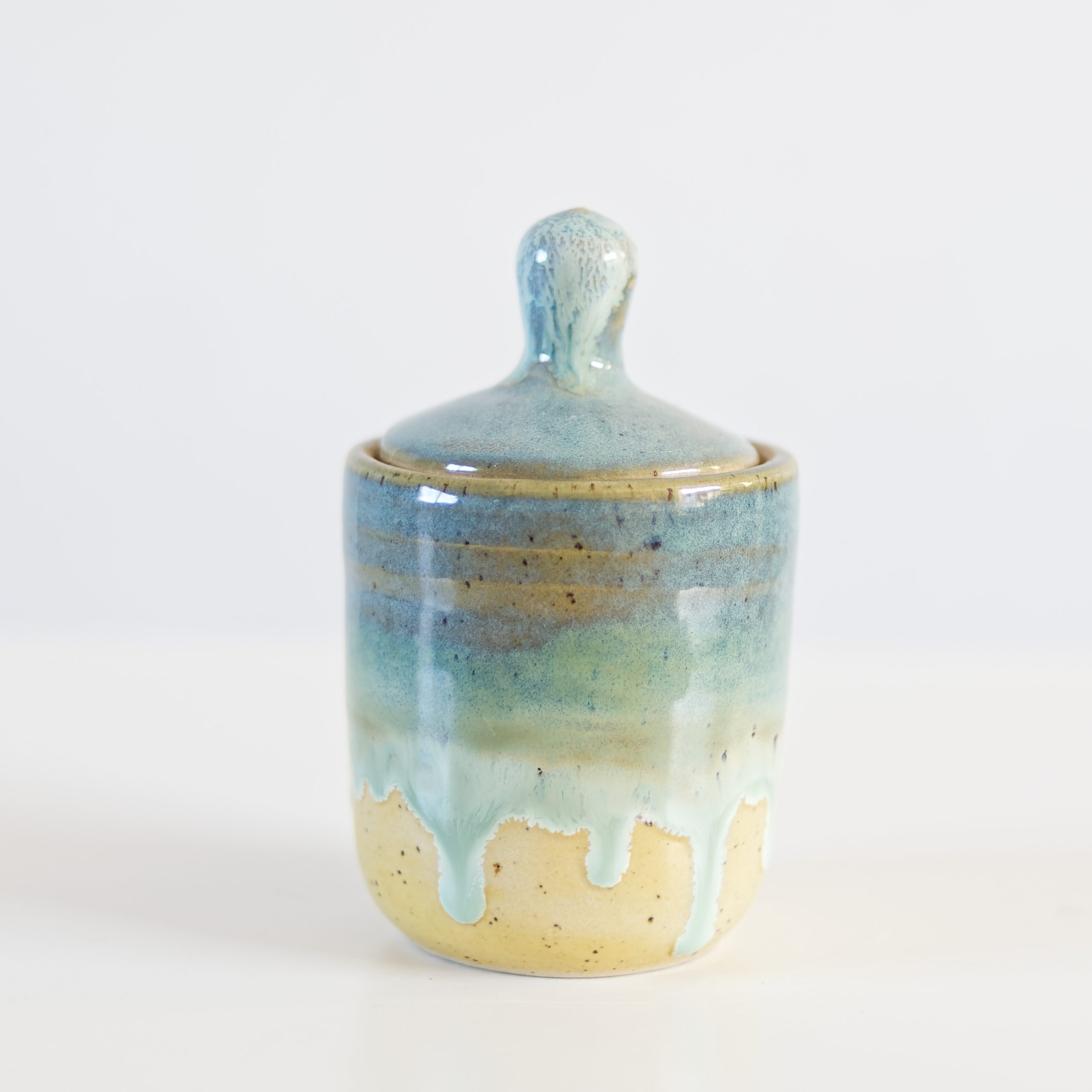 Silken Mist Pot 1 Handgemaakte keramiek met organische vormen, geïnspireerd door de natuur in Maastricht