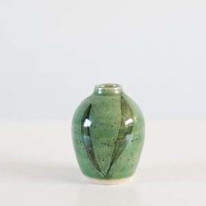 Wensvaasje met Olijfblad | Handgemaakt Keramieken Vaasje voor Vrede, Rust en Betekenis